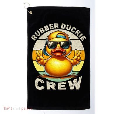 Duck Cruise Boagift Funny Rubber Duck Hunting Squad Great Gift Golf Towel