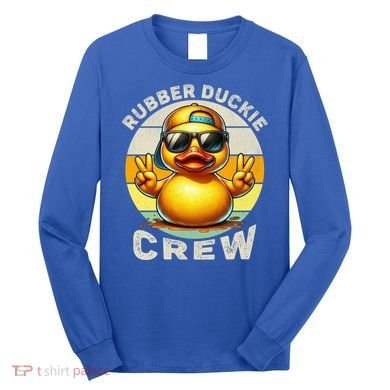 Duck Cruise Boagift Funny Rubber Duck Hunting Squad Great Gift Long Sleeve Shirt