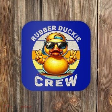 Duck Cruise Boagift Funny Rubber Duck Hunting Squad Great Gift Coaster