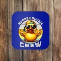 Duck Cruise Boagift Funny Rubber Duck Hunting Squad Great Gift Coaster thumb 0