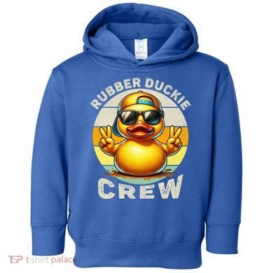 Duck Cruise Boagift Funny Rubber Duck Hunting Squad Great Gift Toddler Hoodie