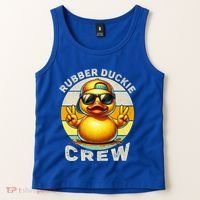 Duck Cruise Boagift Funny Rubber Duck Hunting Squad Great Gift Tank Top thumb 2