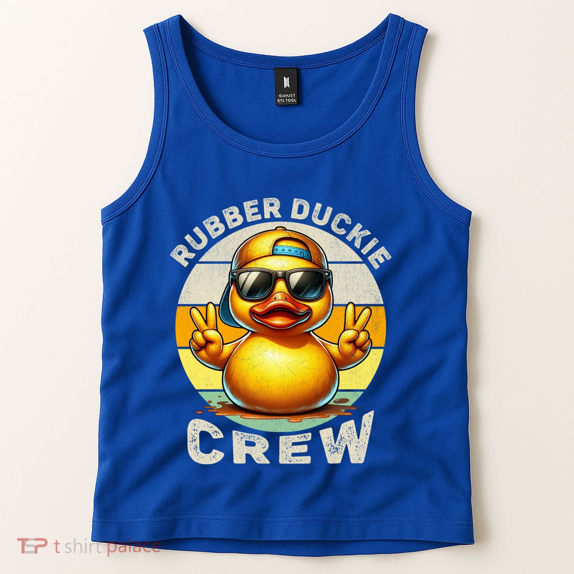 Duck Cruise Boagift Funny Rubber Duck Hunting Squad Great Gift Tank Top