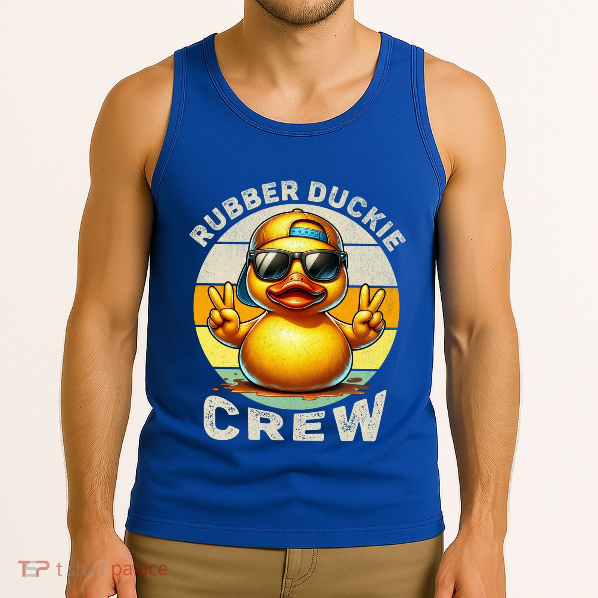 Duck Cruise Boagift Funny Rubber Duck Hunting Squad Great Gift Tank Top