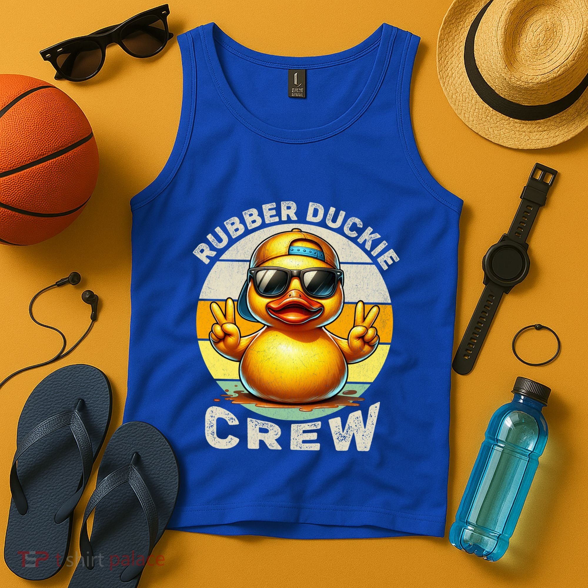 Duck Cruise Boagift Funny Rubber Duck Hunting Squad Great Gift Tank Top