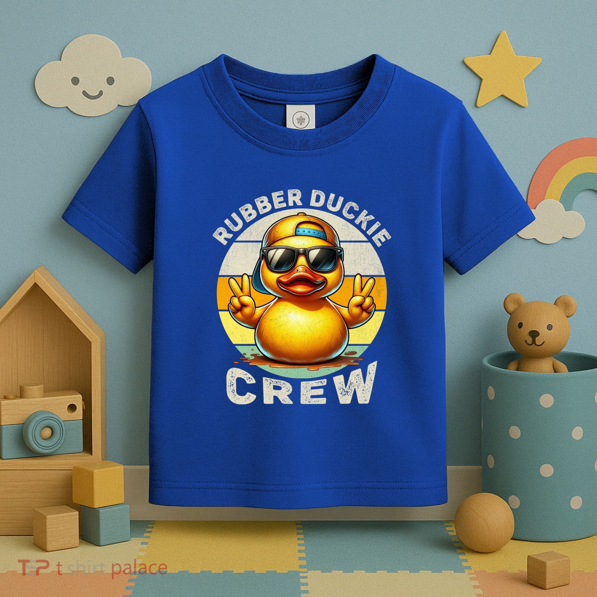 Duck Cruise Boagift Funny Rubber Duck Hunting Squad Great Gift Toddler T-Shirt