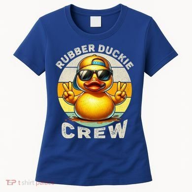 Duck Cruise Boagift Funny Rubber Duck Hunting Squad Great Gift Women's T-Shirt