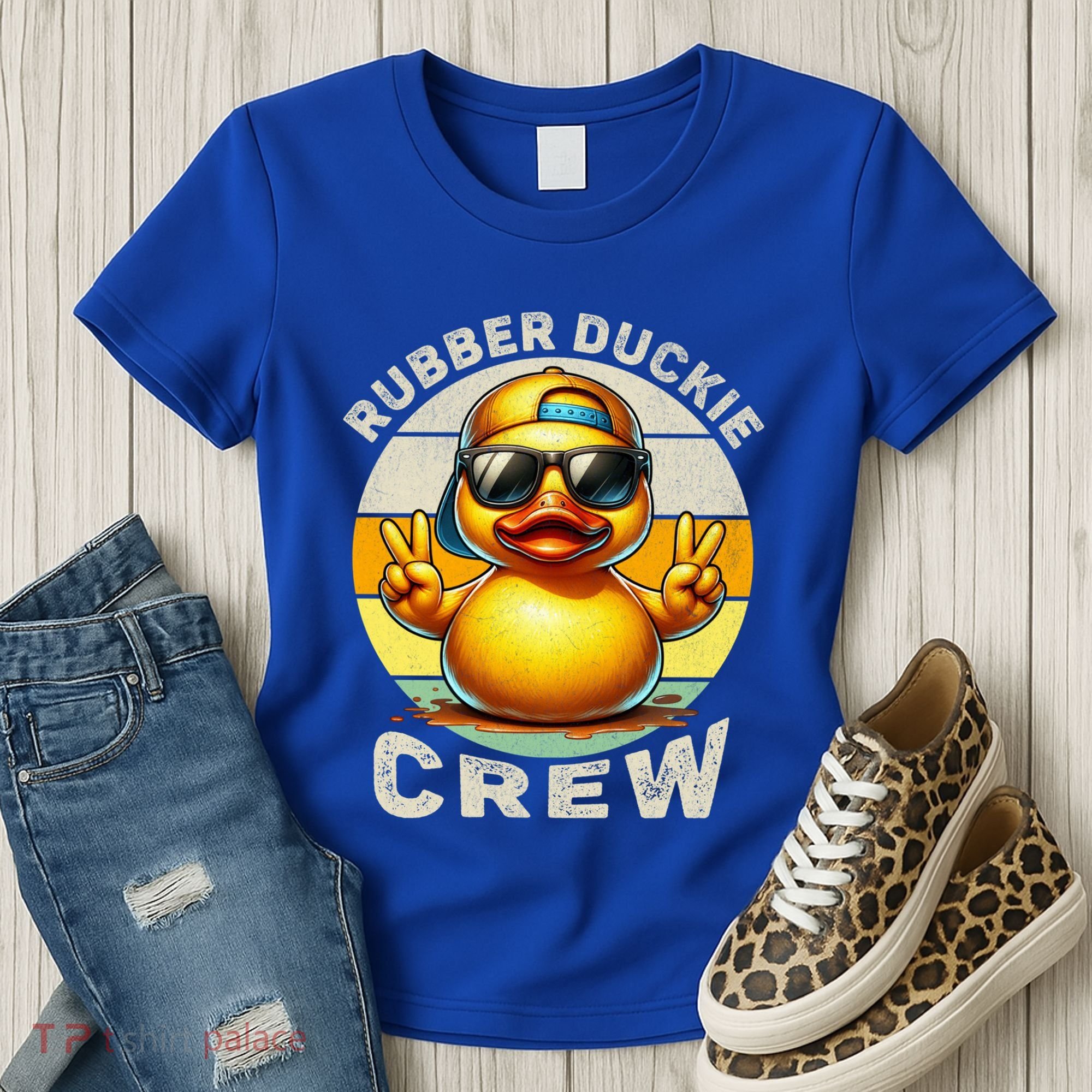 Duck Cruise Boagift Funny Rubber Duck Hunting Squad Great Gift Women's T-Shirt