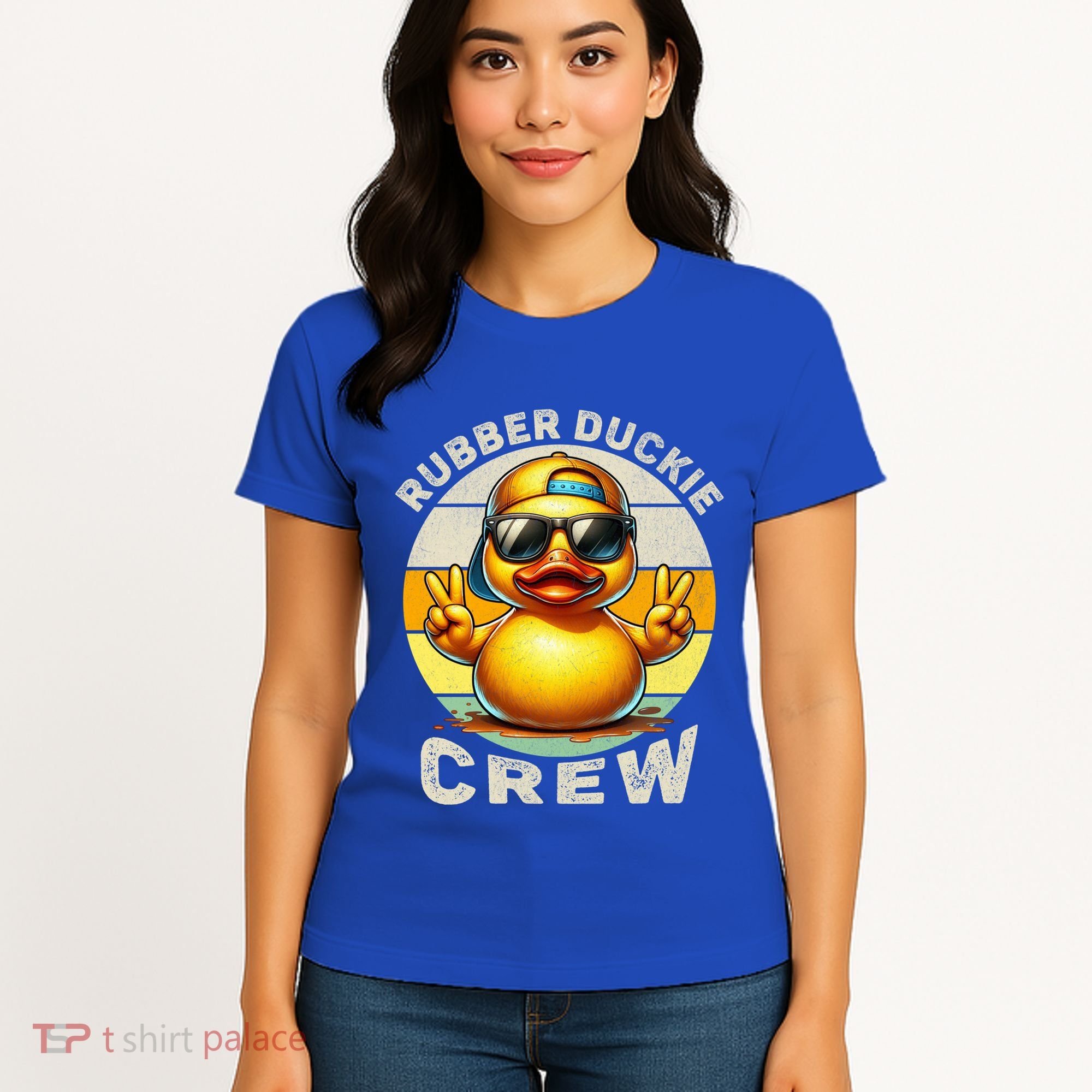 Duck Cruise Boagift Funny Rubber Duck Hunting Squad Great Gift Women's T-Shirt