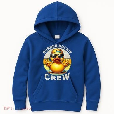 Duck Cruise Boagift Funny Rubber Duck Hunting Squad Great Gift Kids Hoodie