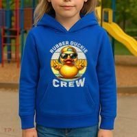 Duck Cruise Boagift Funny Rubber Duck Hunting Squad Great Gift Kids Hoodie thumb 3
