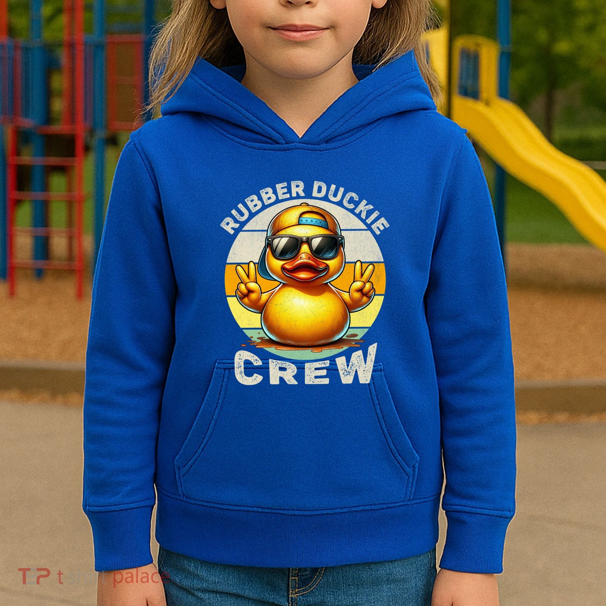 Duck Cruise Boagift Funny Rubber Duck Hunting Squad Great Gift Kids Hoodie