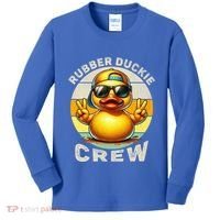 Duck Cruise Boagift Funny Rubber Duck Hunting Squad Great Gift Kids Long Sleeve Shirt thumb 0