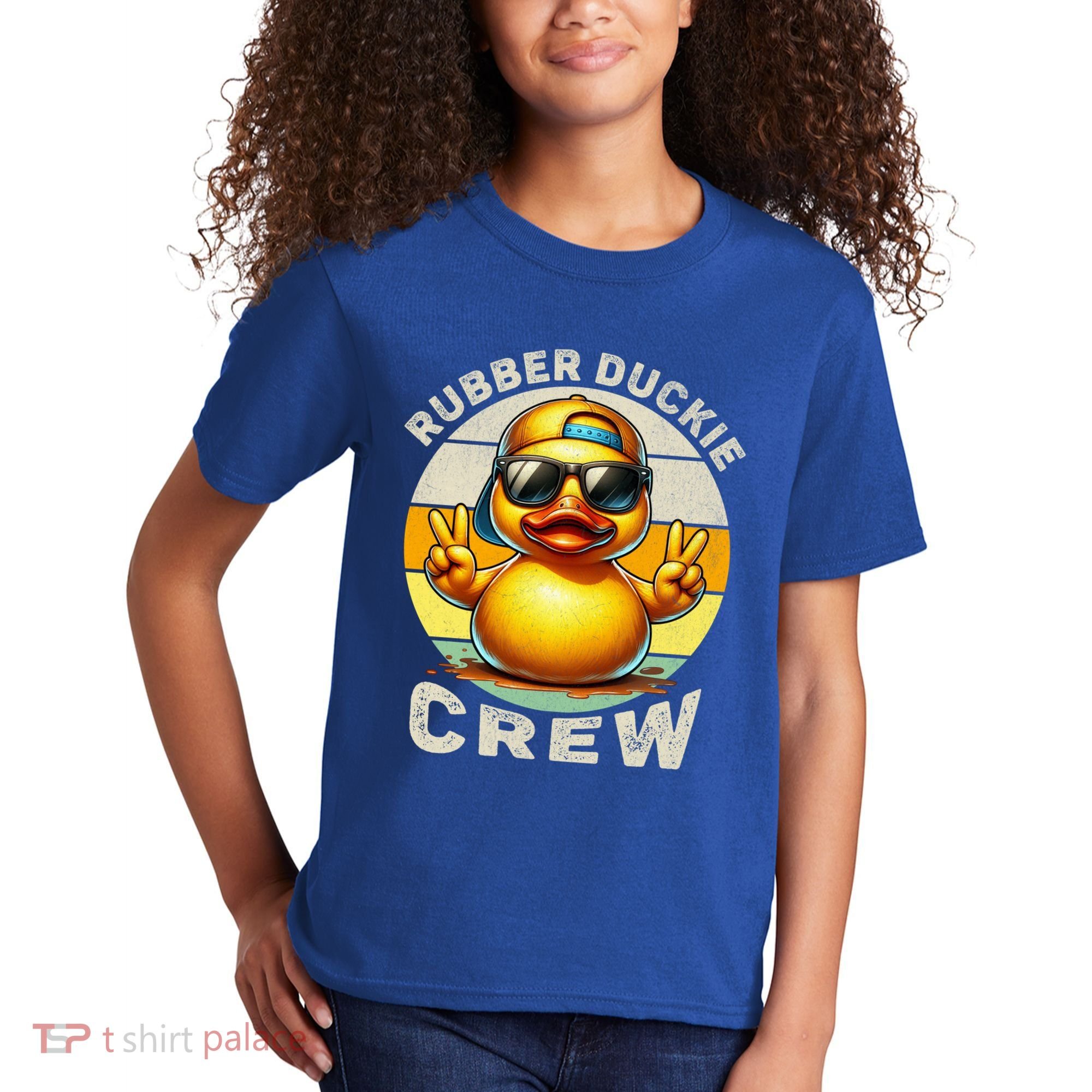 Duck Cruise Boagift Funny Rubber Duck Hunting Squad Great Gift Kids T-Shirt