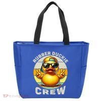 Duck Cruise Boagift Funny Rubber Duck Hunting Squad Great Gift Tote Bag thumb 0