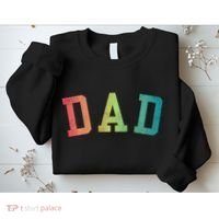 Dad Classic Bold Font FatherS Day New Dad Birthday Sweatshirt thumb 2