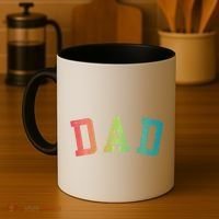 Dad Classic Bold Font FatherS Day New Dad Birthday Coffee Mug thumb 4