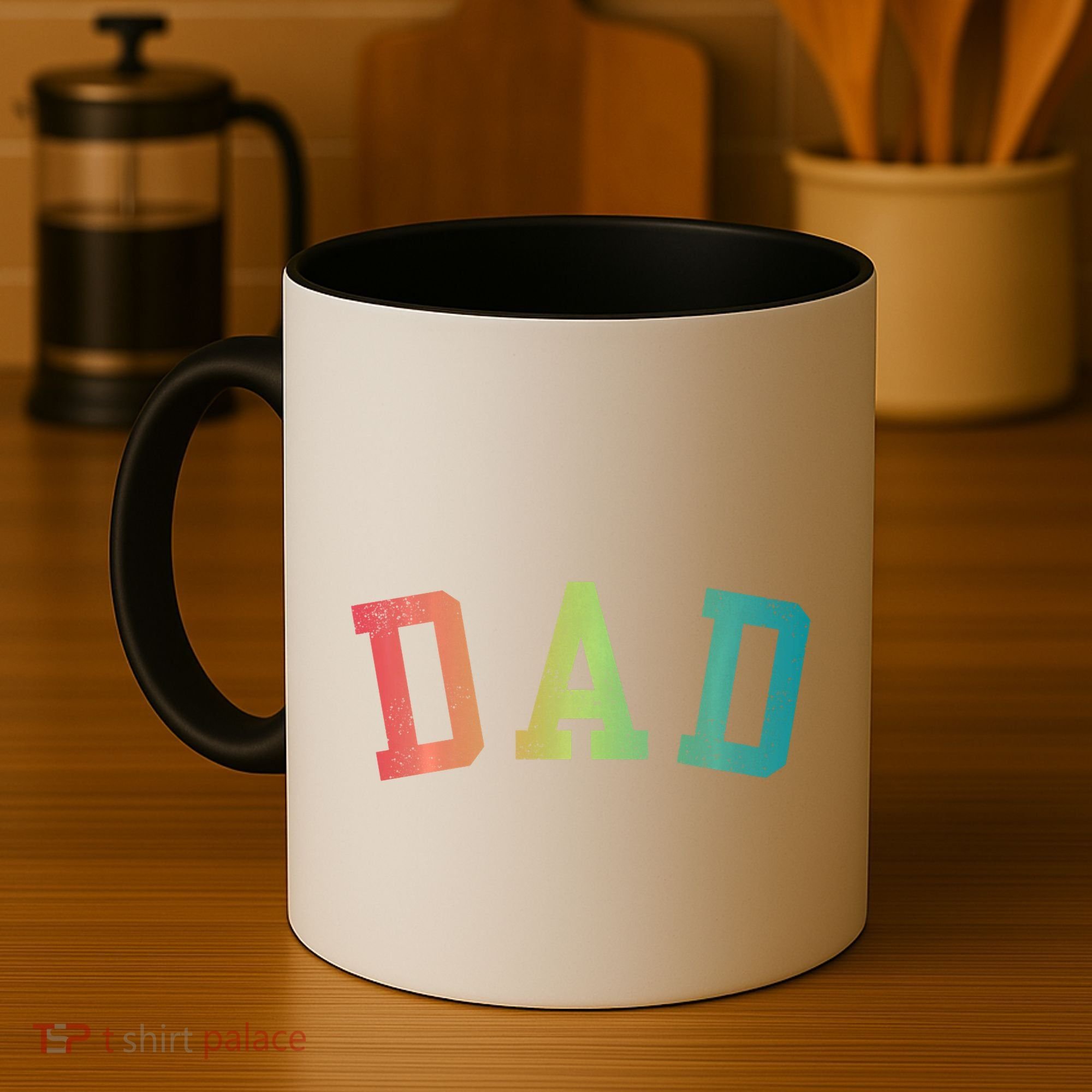Dad Classic Bold Font FatherS Day New Dad Birthday Coffee Mug