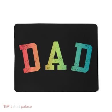 Dad Classic Bold Font FatherS Day New Dad Birthday Mousepad