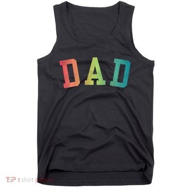 Dad Classic Bold Font FatherS Day New Dad Birthday Tank Top