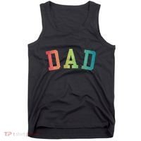 Dad Classic Bold Font FatherS Day New Dad Birthday Tank Top thumb 0