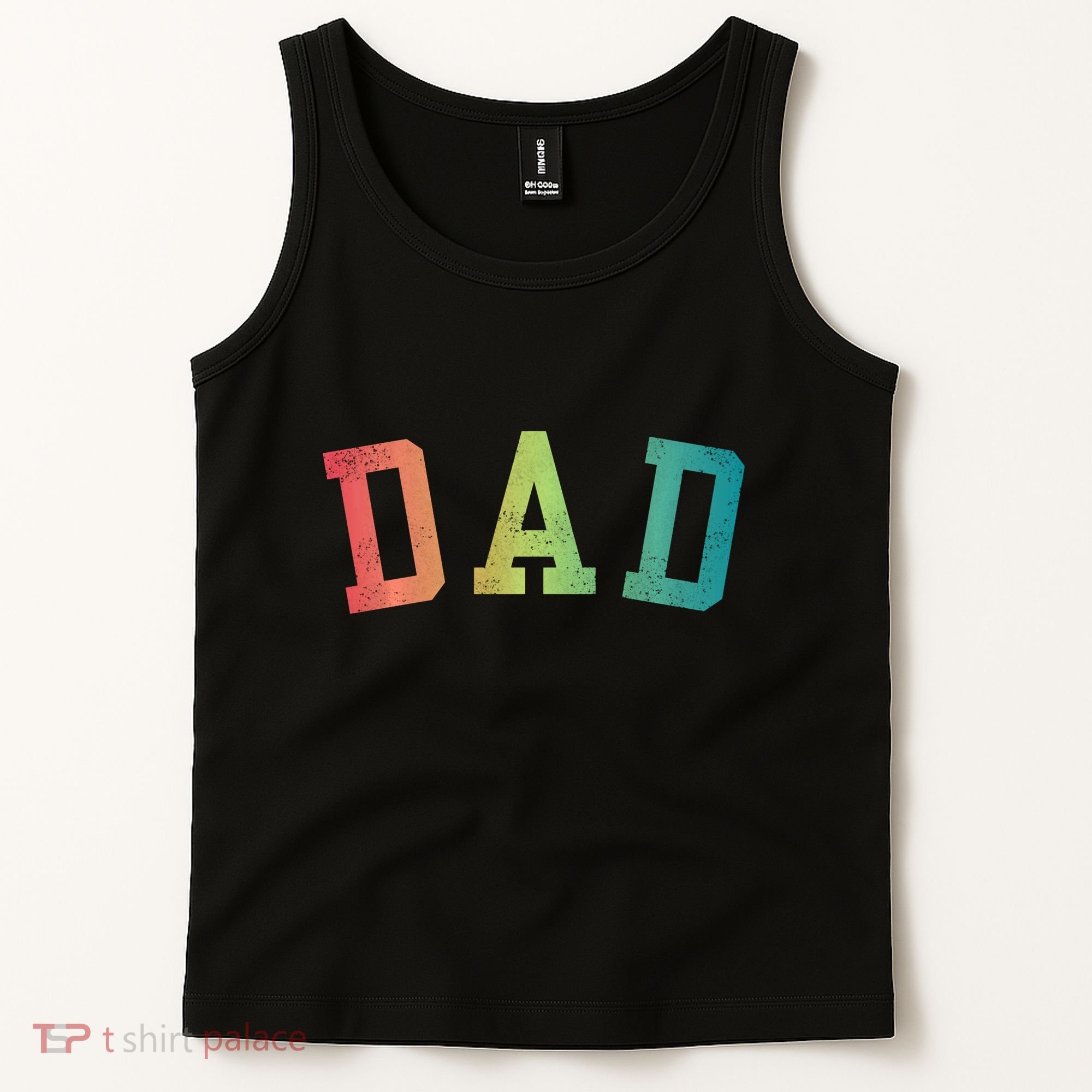 Dad Classic Bold Font FatherS Day New Dad Birthday Tank Top