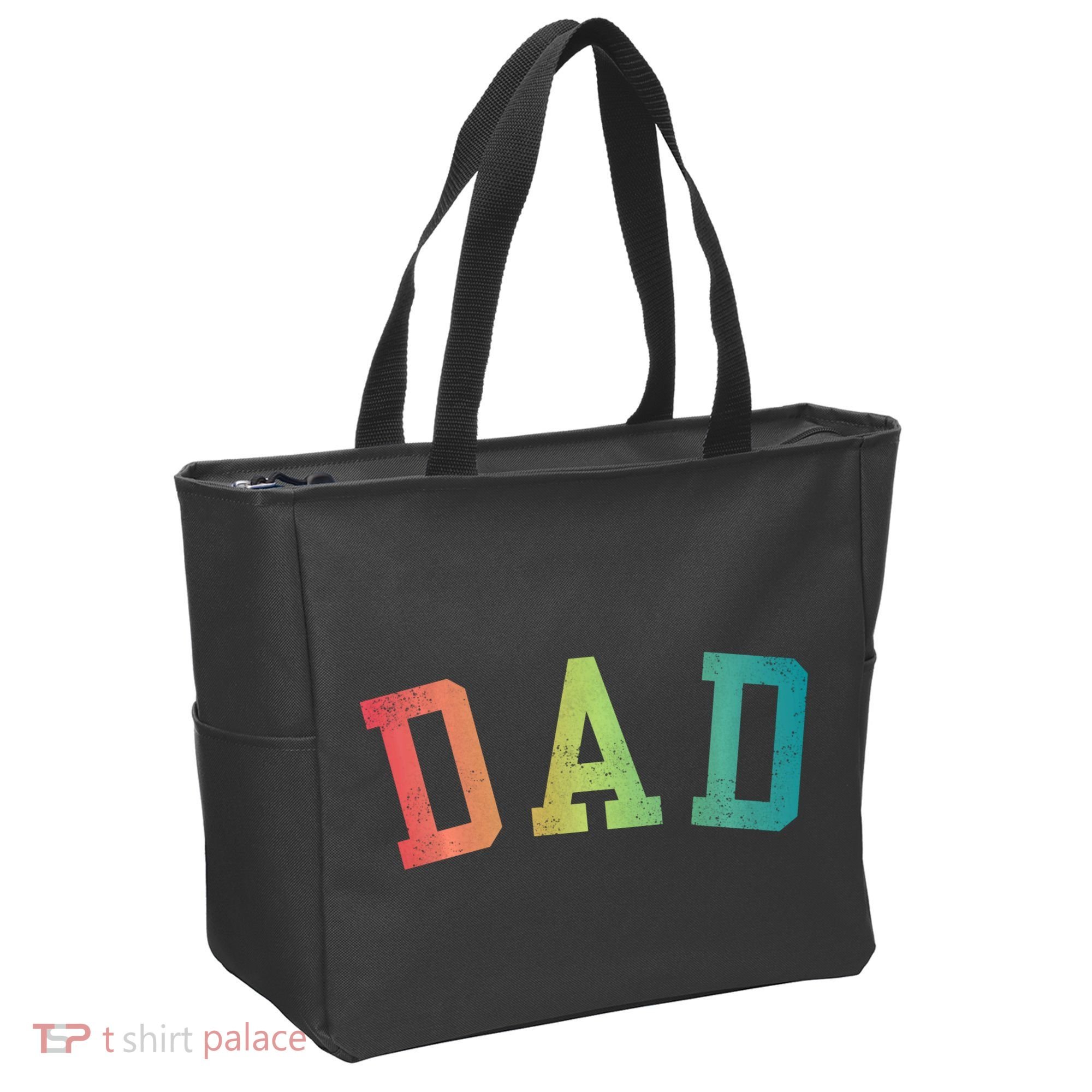 Dad Classic Bold Font FatherS Day New Dad Birthday Tote Bag