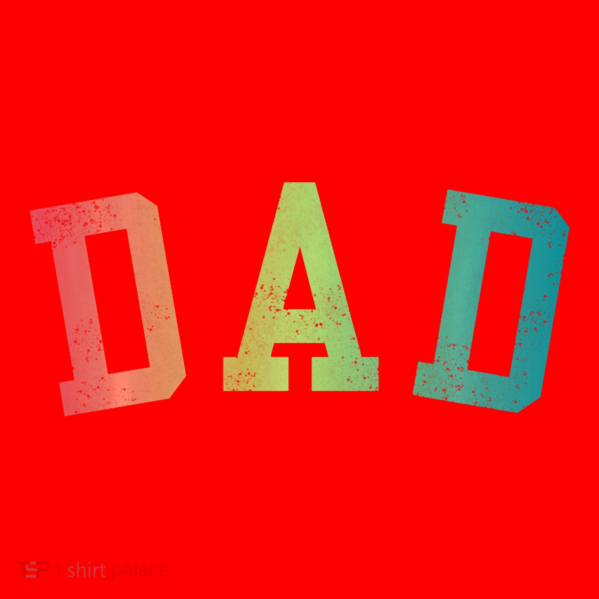Dad Classic Bold Font FatherS Day New Dad Birthday Santa Hat