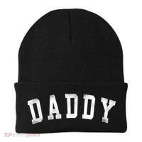 Daddy Classic Bold Font Birthday Daddy Beanie thumb 0