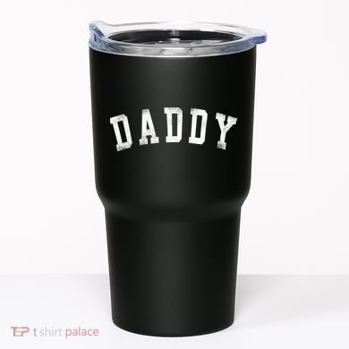 Daddy Classic Bold Font Birthday Daddy Tumbler