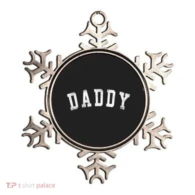 Daddy Classic Bold Font Birthday Daddy Ornament