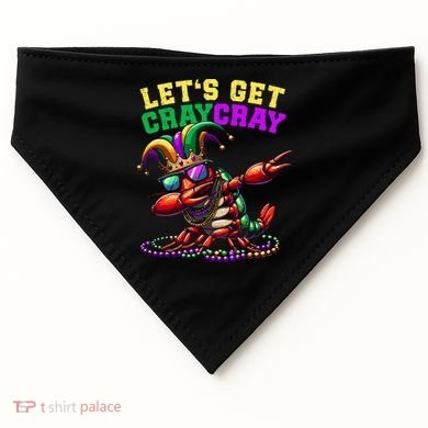 Dabbing Crawfish Costume Mardi Gras USA-Made Doggie Bandana