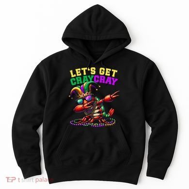 Dabbing Crawfish Costume Mardi Gras Hoodie