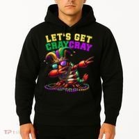 Dabbing Crawfish Costume Mardi Gras Hoodie thumb 2