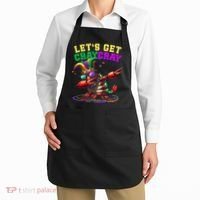 Dabbing Crawfish Costume Mardi Gras Apron thumb 2