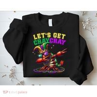 Dabbing Crawfish Costume Mardi Gras Sweatshirt thumb 2