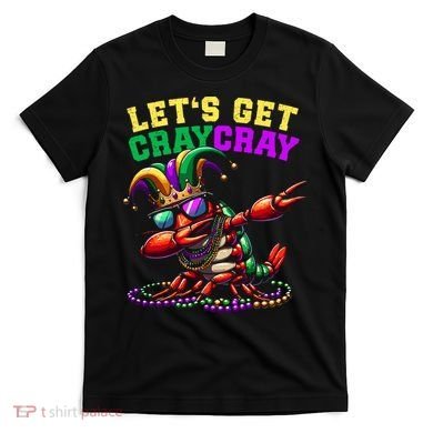 Dabbing Crawfish Costume Mardi Gras T-Shirt