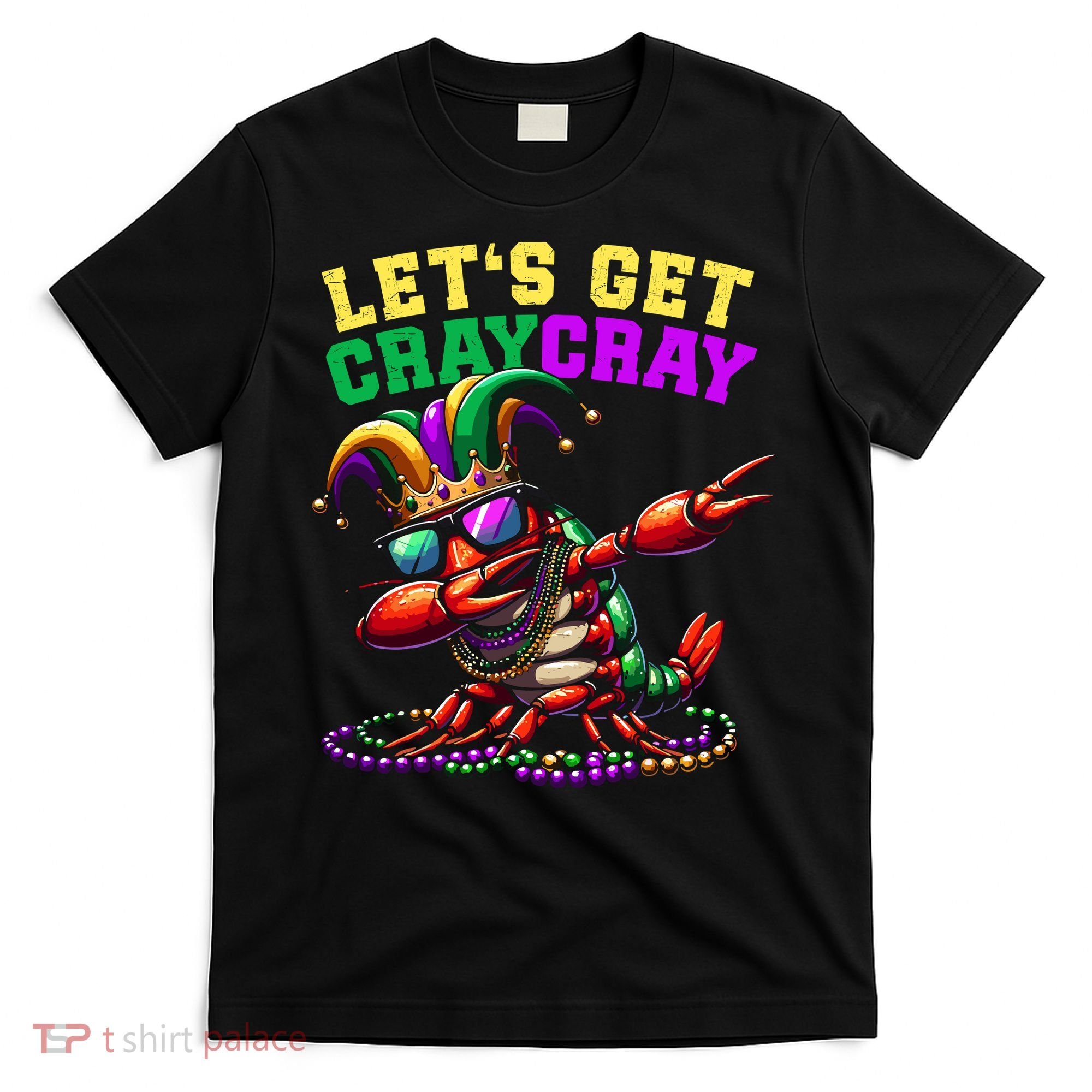 Dabbing Crawfish Costume Mardi Gras T-Shirt