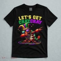 Dabbing Crawfish Costume Mardi Gras T-Shirt thumb 5