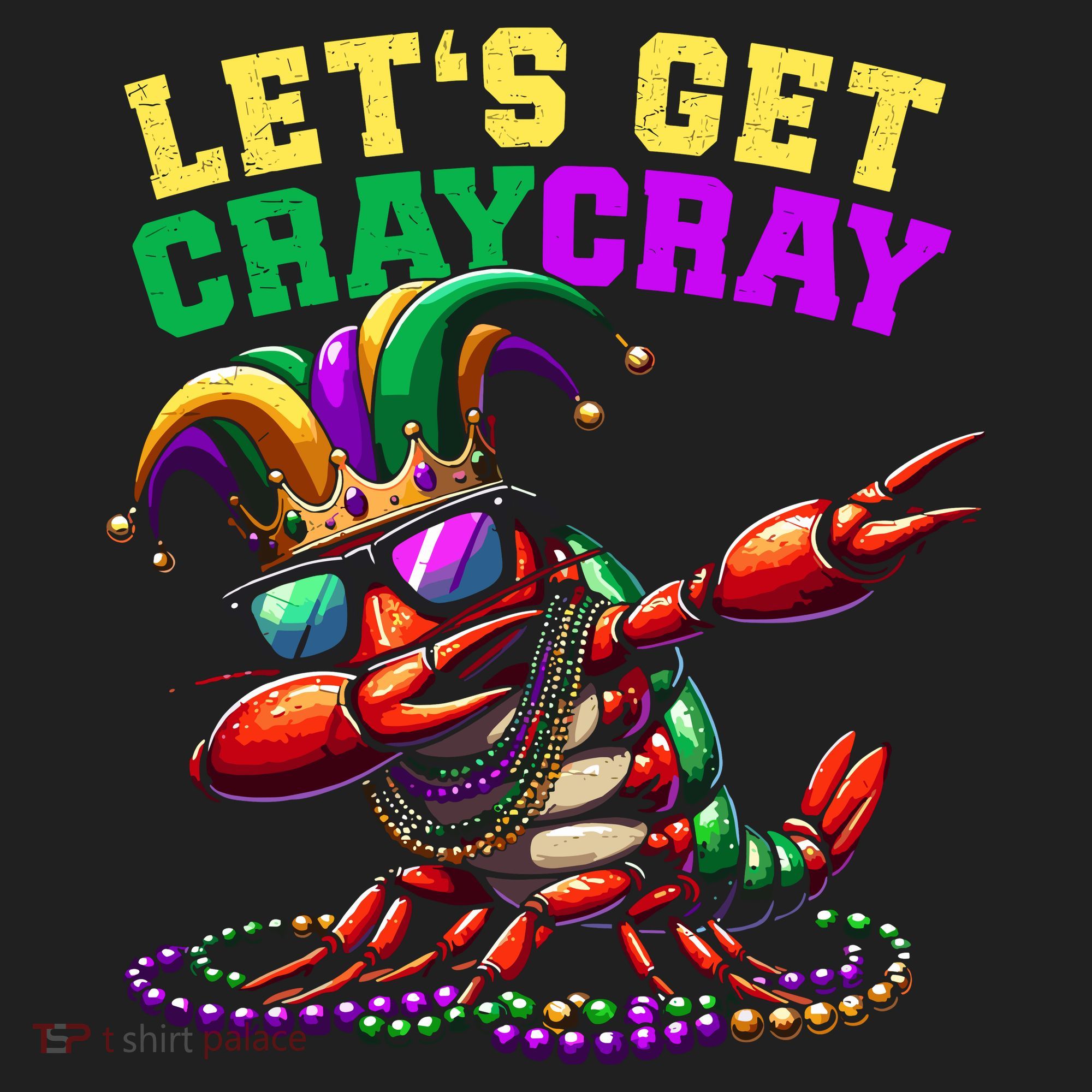 Dabbing Crawfish Costume Mardi Gras Tumbler