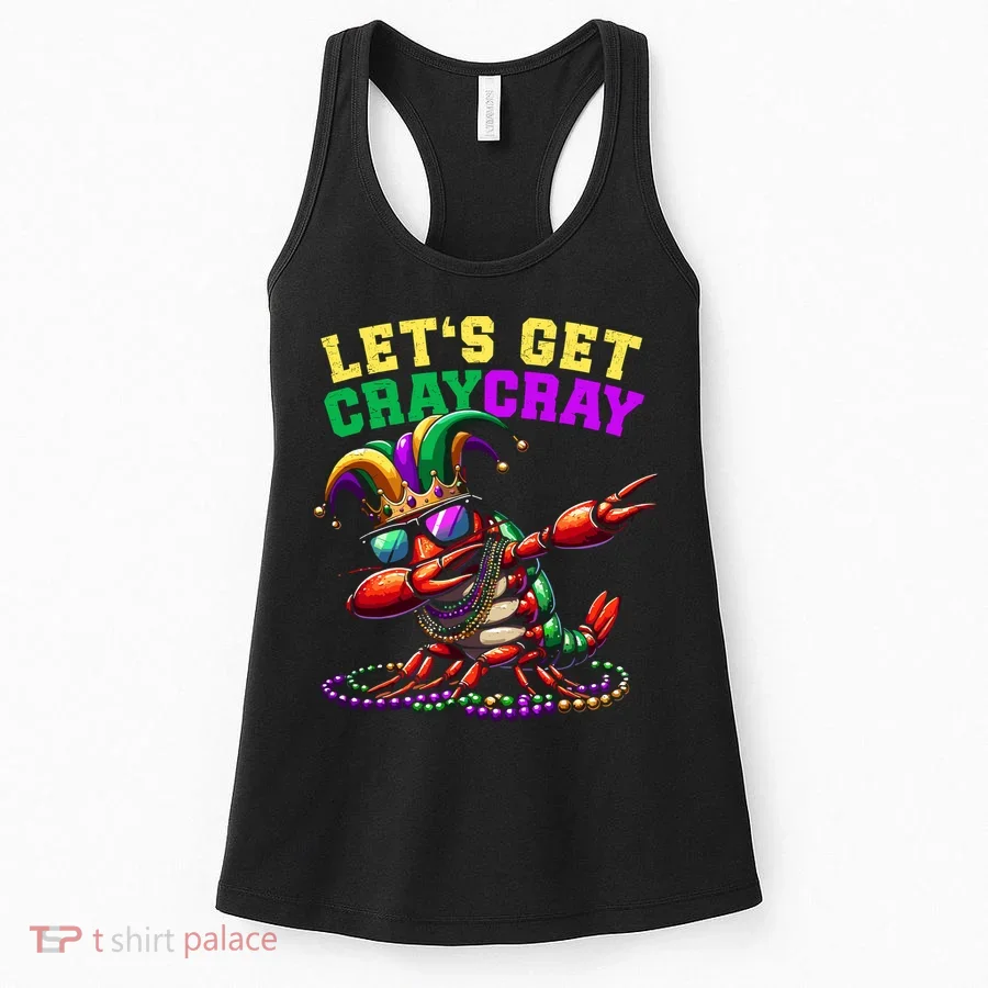 Dabbing Crawfish Costume Mardi Gras Women's Tank Top