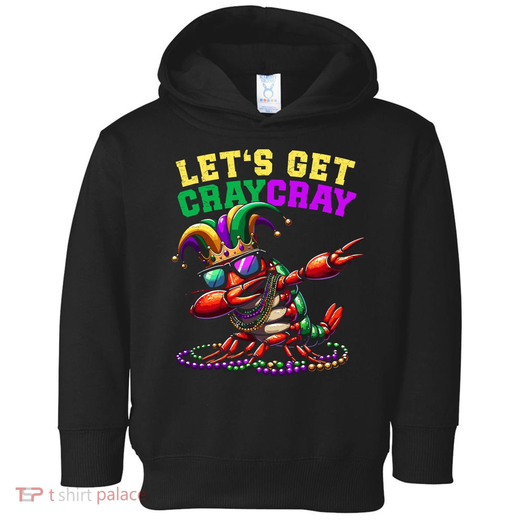 Dabbing Crawfish Costume Mardi Gras Toddler Hoodie