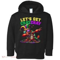Dabbing Crawfish Costume Mardi Gras Toddler Hoodie thumb 0