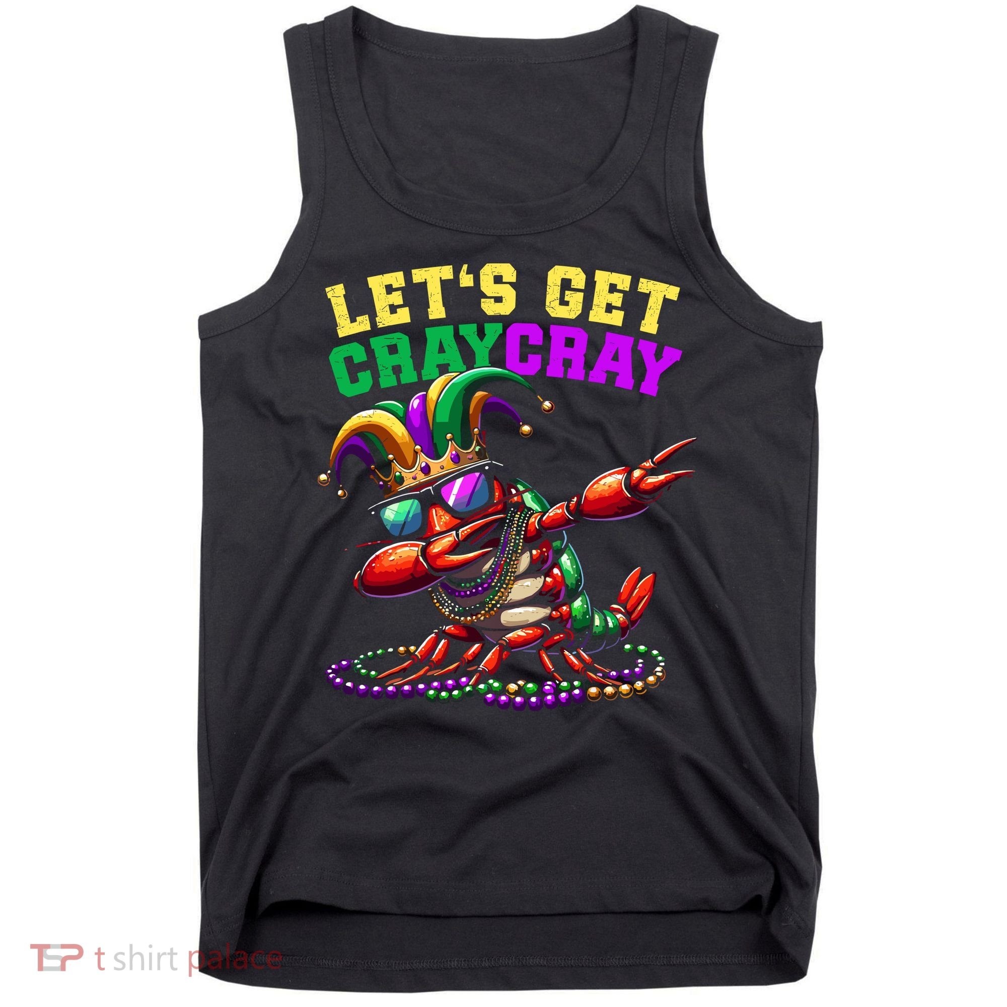 Dabbing Crawfish Costume Mardi Gras Tank Top