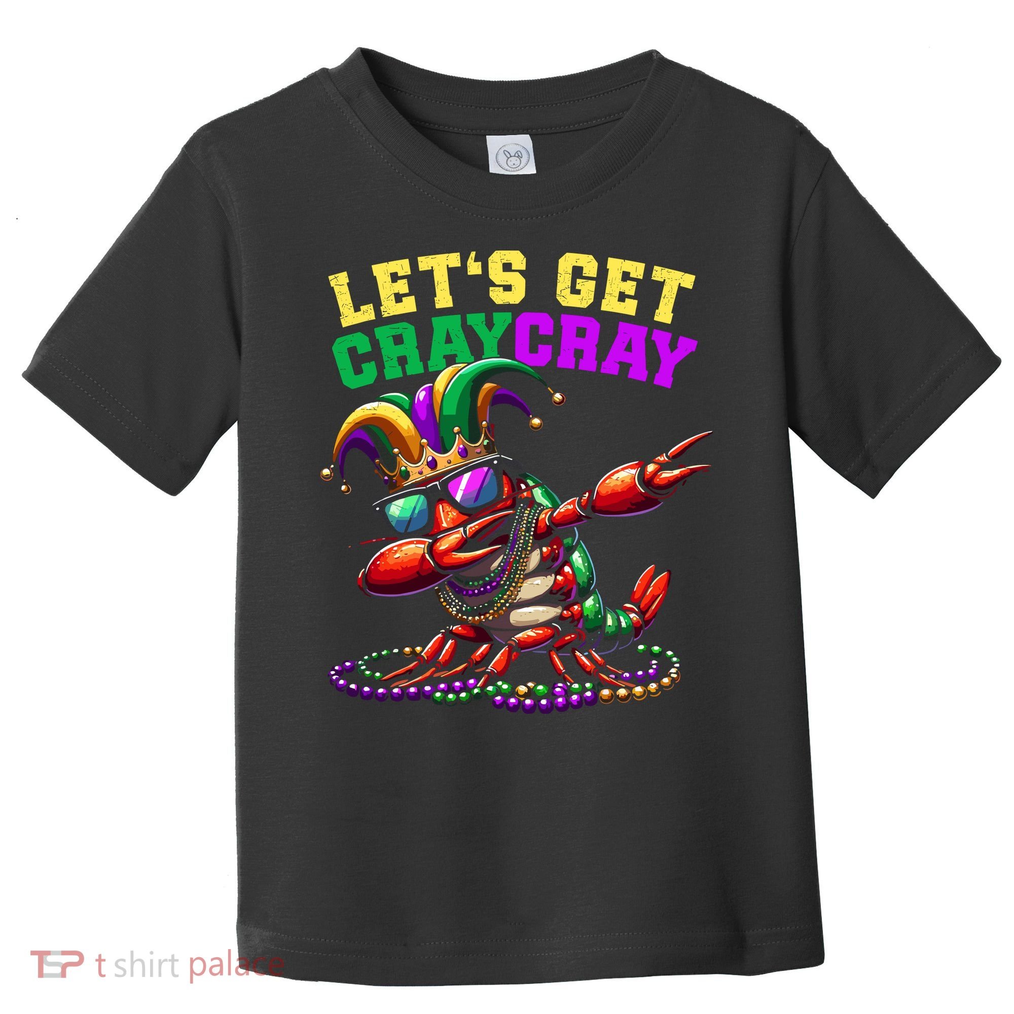 Dabbing Crawfish Costume Mardi Gras Toddler T-Shirt