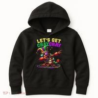 Dabbing Crawfish Costume Mardi Gras Kids Hoodie thumb 0