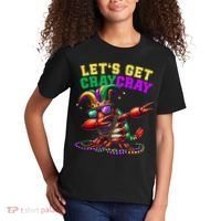 Dabbing Crawfish Costume Mardi Gras Kids T-Shirt thumb 2