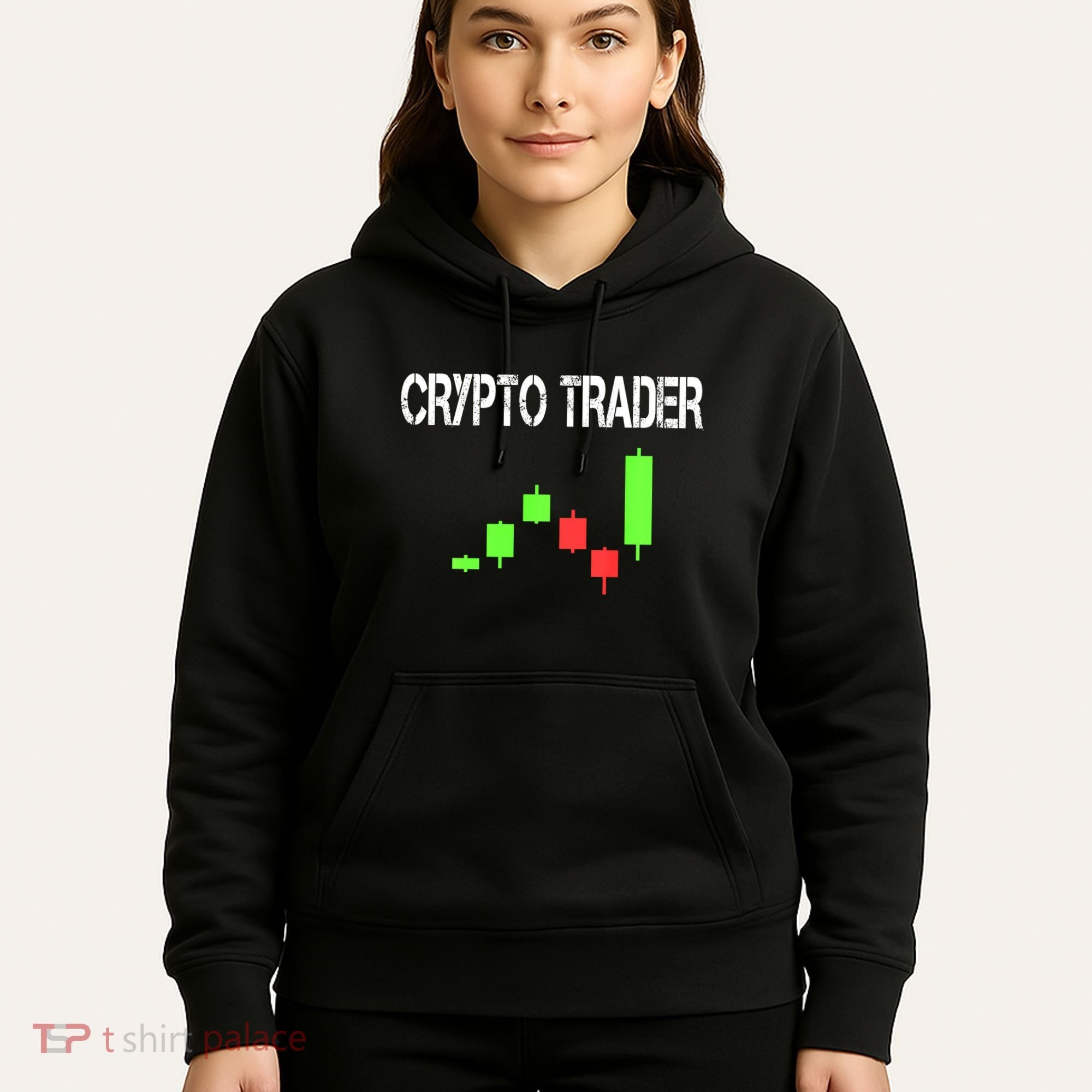 Daytrading Crypto Currency Candlestick For Traders Hoodie