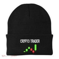Daytrading Crypto Currency Candlestick For Traders Beanie thumb 0