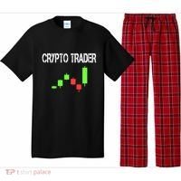 Daytrading Crypto Currency Candlestick For Traders Pajama Set thumb 0